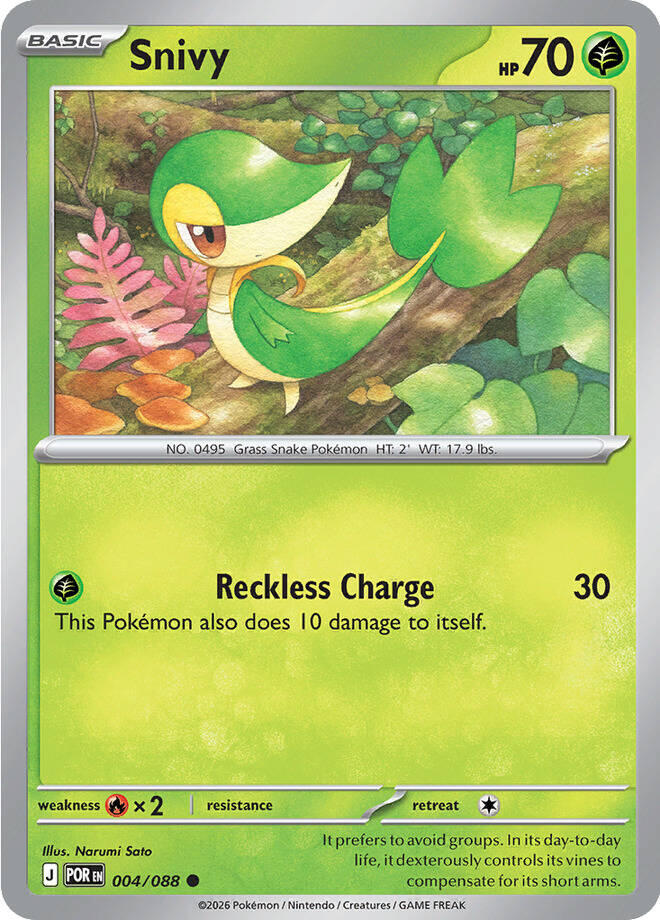 Snivy (004/088) [Mega Evolution: Perfect Order] | Exor Games Dartmouth