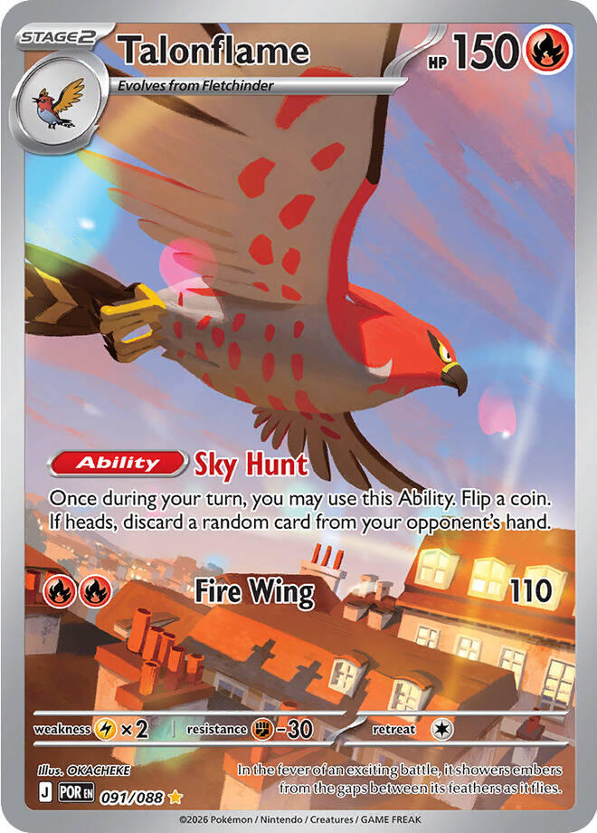 Talonflame (091/088) [Mega Evolution: Perfect Order] | Exor Games Dartmouth