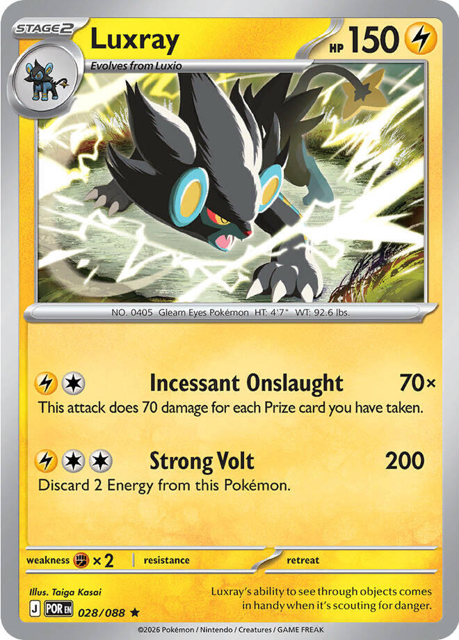 Luxray (028/088) [Mega Evolution: Perfect Order] | Exor Games Dartmouth