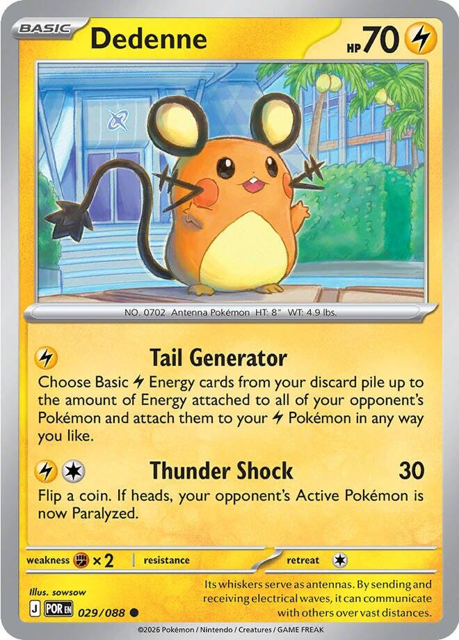 Dedenne (029/088) [Mega Evolution: Perfect Order] | Exor Games Dartmouth