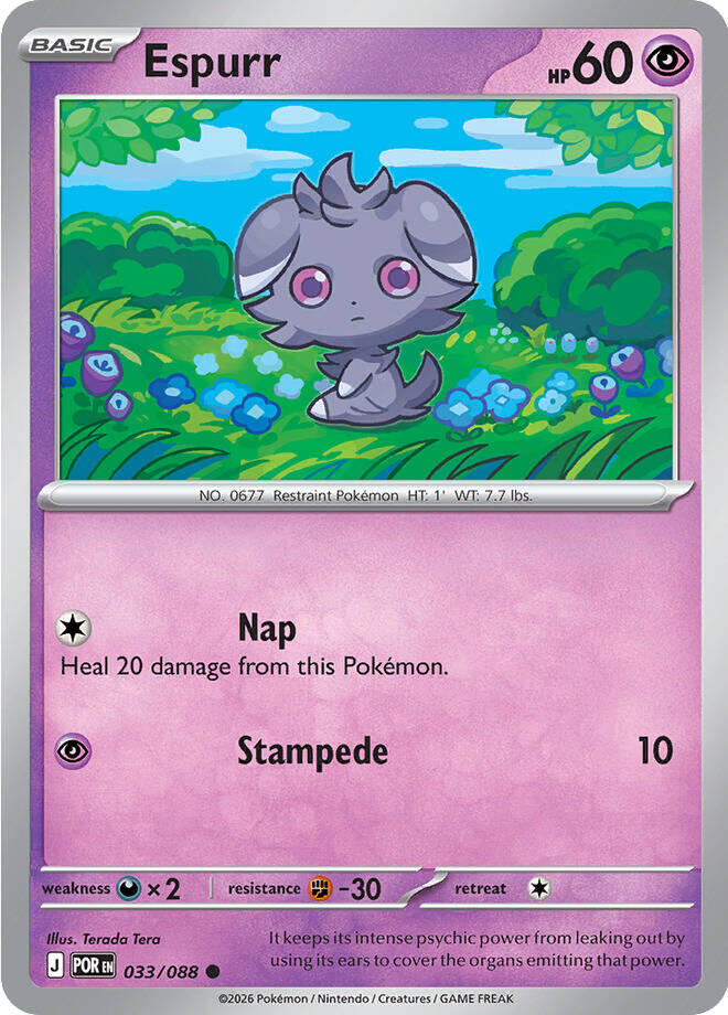 Espurr (033/088) [Mega Evolution: Perfect Order] | Exor Games Dartmouth