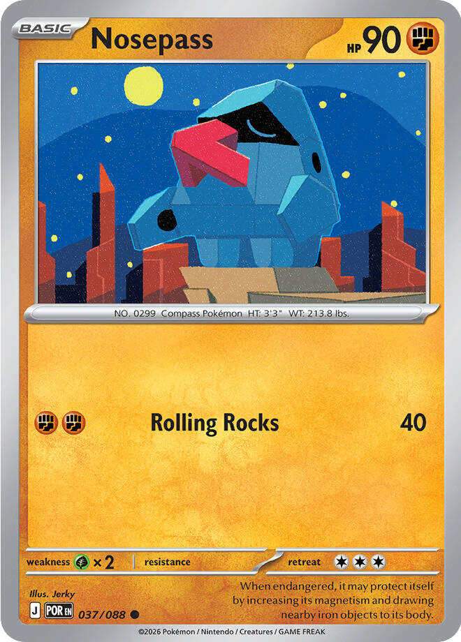 Nosepass (037/088) [Mega Evolution: Perfect Order] | Exor Games Dartmouth