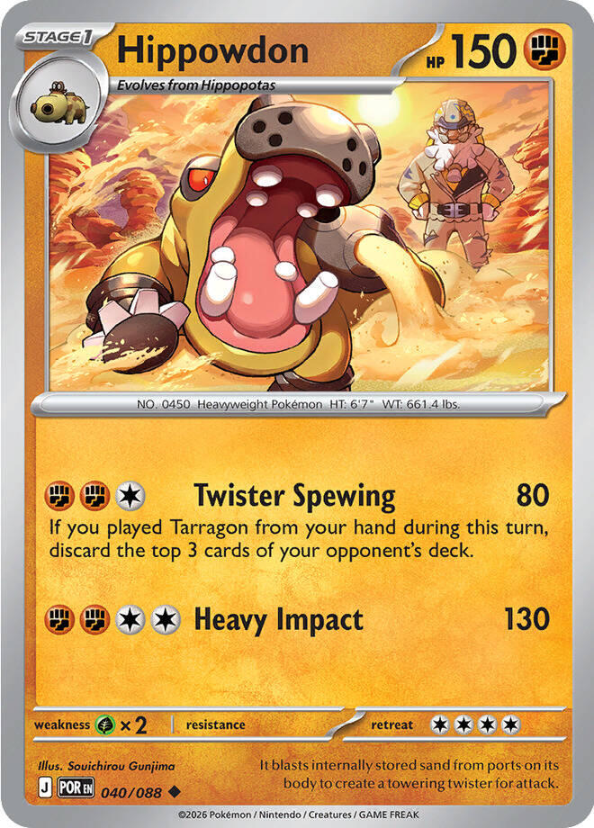 Hippowdon (040/088) [Mega Evolution: Perfect Order] | Exor Games Dartmouth