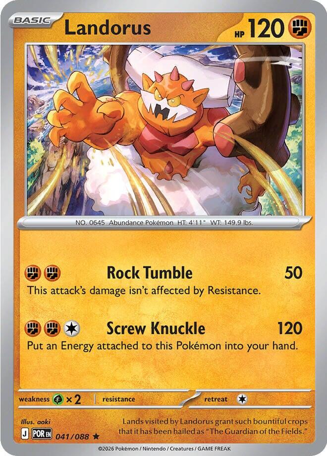 Landorus (041/088) [Mega Evolution: Perfect Order] | Exor Games Dartmouth