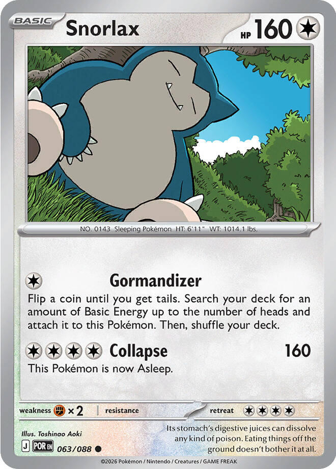 Snorlax (063/088) [Mega Evolution: Perfect Order] | Exor Games Dartmouth