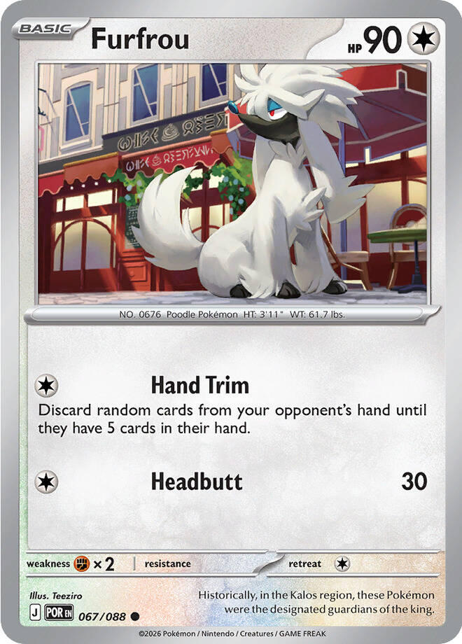Furfrou (067/088) [Mega Evolution: Perfect Order] | Exor Games Dartmouth