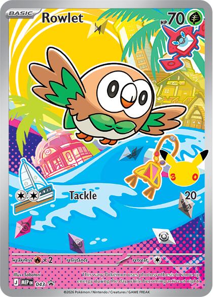 Rowlet (043) [Mega Evolution Promo] | Exor Games Dartmouth