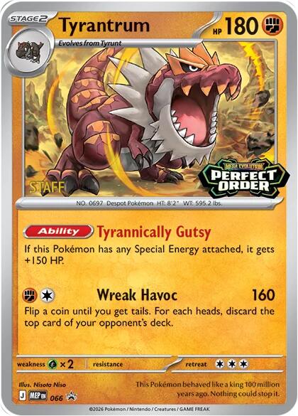 Tyrantrum (066) [Staff] [Mega Evolution Promo] | Exor Games Dartmouth