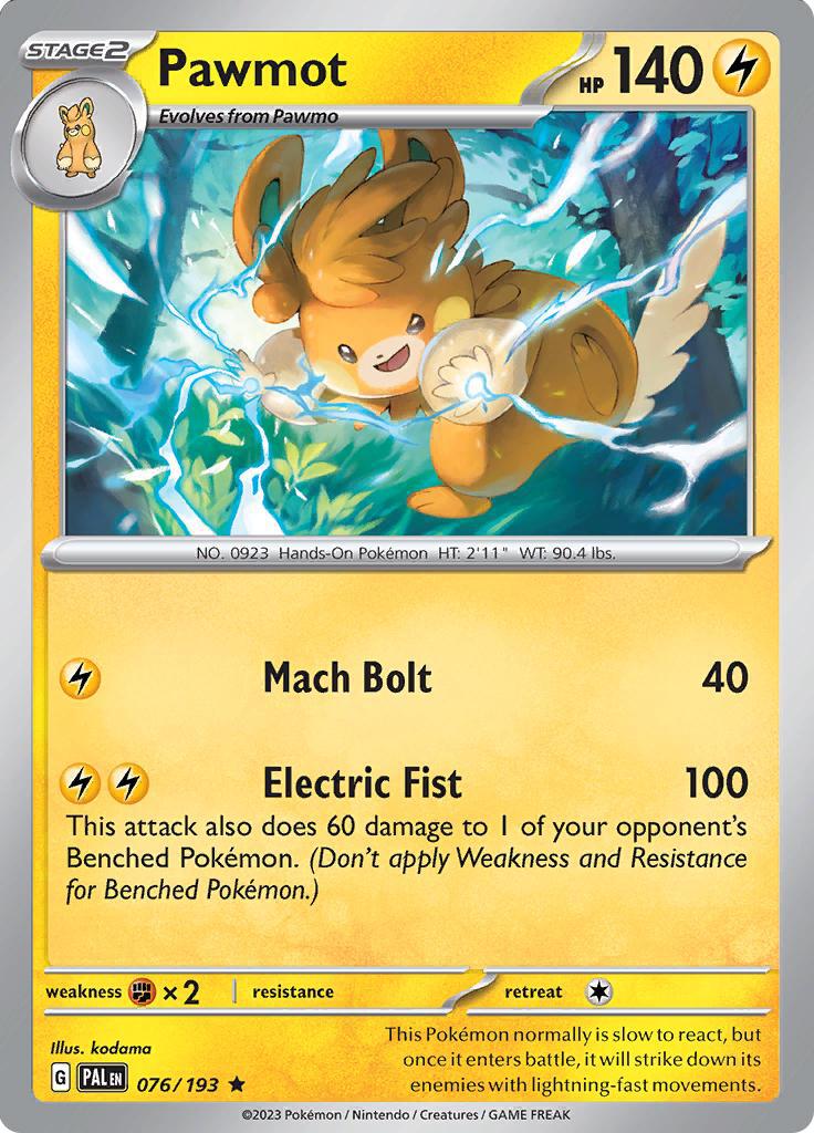 Pawmot (076/193) (Deck Exclusives) [Scarlet & Violet: Base Set] | Exor Games Dartmouth