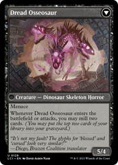 Visage of Dread // Dread Osseosaur [The Lost Caverns of Ixalan] | Exor Games Dartmouth