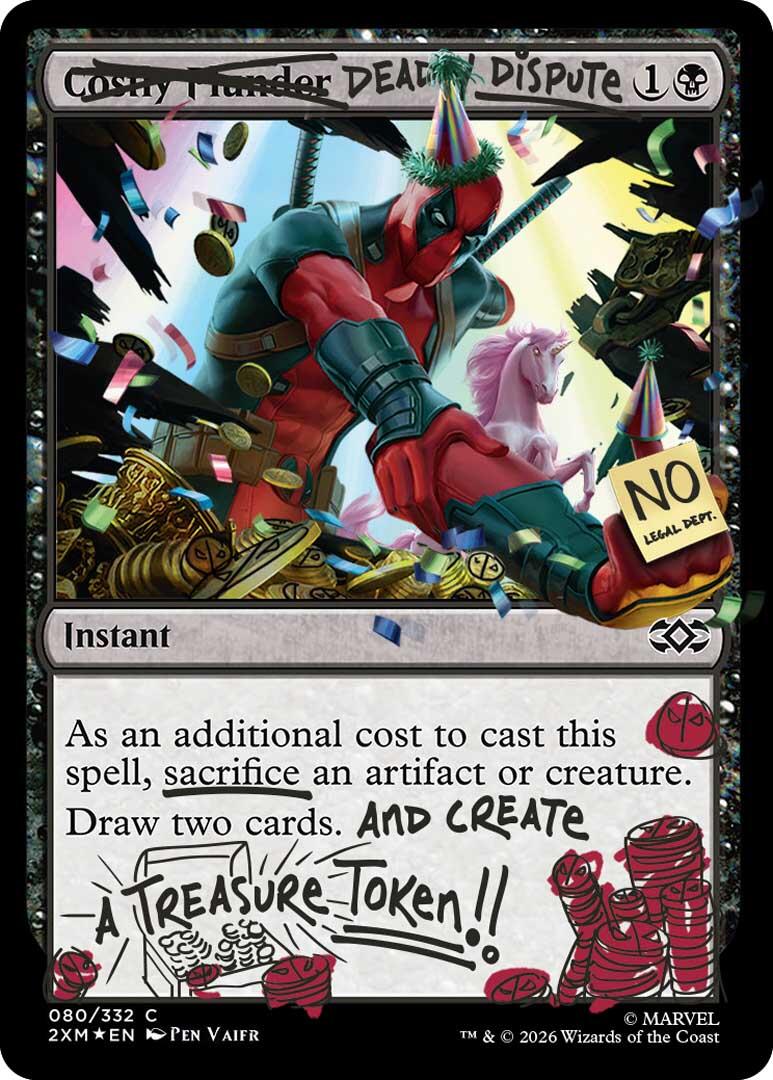 Deadly Dispute (080) (Pool Party Foil) [Secret Lair Drop Series] | Exor Games Dartmouth