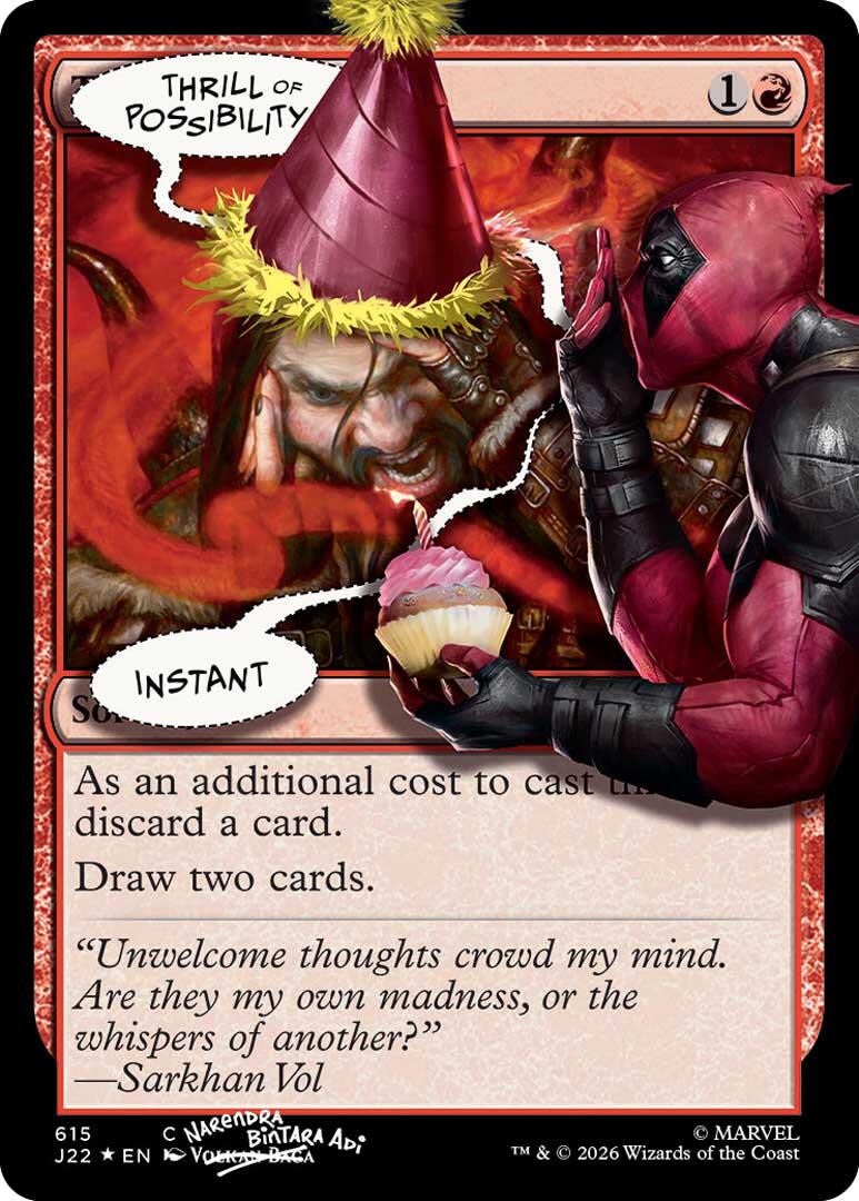 Thrill of Possibility (615) (Pool Party Foil) [Secret Lair Drop Series] | Exor Games Dartmouth