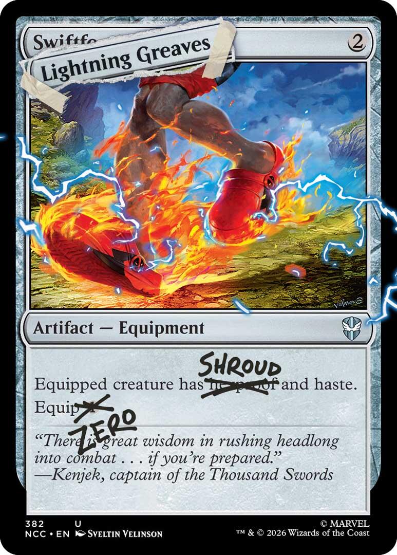 Lightning Greaves (382) [Secret Lair Drop Series] | Exor Games Dartmouth