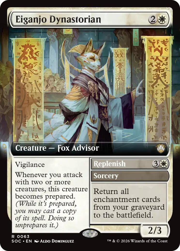 Eiganjo Dynastorian (Extended Art) [Secrets of Strixhaven Commander] | Exor Games Dartmouth