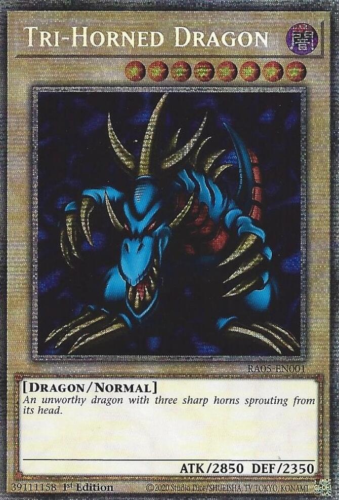 Tri-Horned Dragon [RA05-EN001] Super Rare | Exor Games Dartmouth