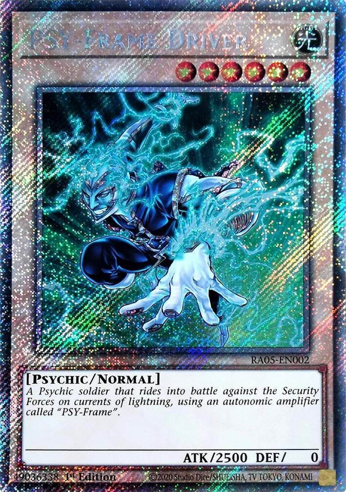 PSY-Frame Driver (Platinum Secret Rare) [RA05-EN002] Platinum Secret Rare | Exor Games Dartmouth