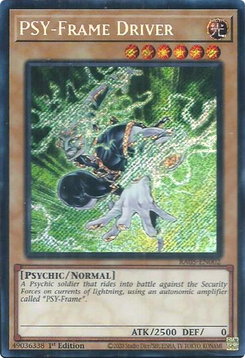 PSY-Frame Driver (Secret Rare) [RA05-EN002] Secret Rare | Exor Games Dartmouth