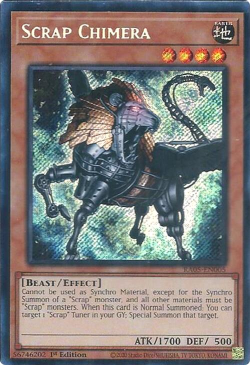Scrap Chimera (Secret Rare) [RA05-EN005] Secret Rare | Exor Games Dartmouth