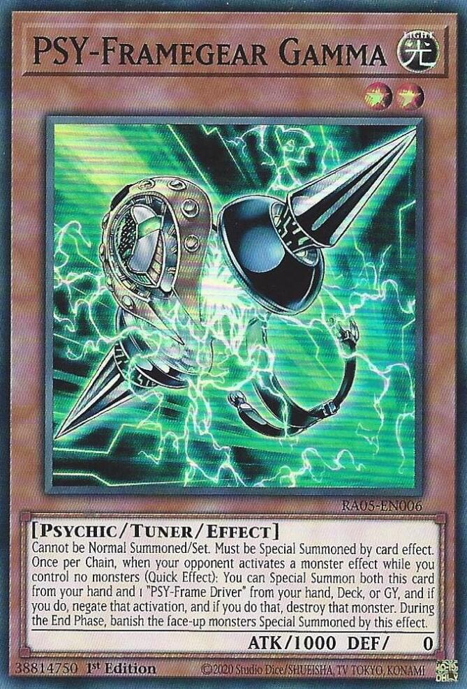 PSY-Framegear Gamma [RA05-EN006] Super Rare | Exor Games Dartmouth