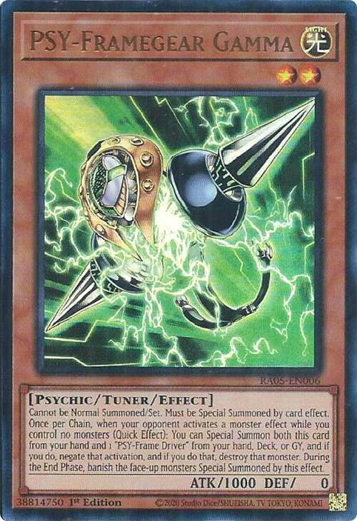 PSY-Framegear Gamma (Ultra Rare) [RA05-EN006] Ultra Rare | Exor Games Dartmouth