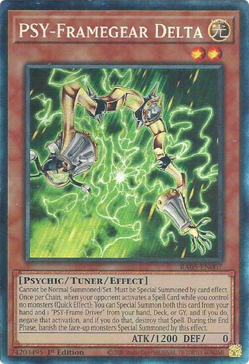 PSY-Framegear Delta (Collector's Rare) [RA05-EN007] Collector's Rare | Exor Games Dartmouth