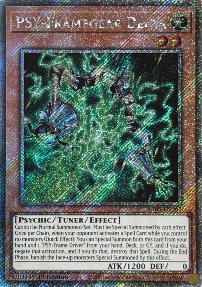 PSY-Framegear Delta (Platinum Secret Rare) [RA05-EN007] Platinum Secret Rare | Exor Games Dartmouth