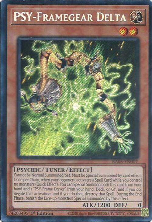 PSY-Framegear Delta (Secret Rare) [RA05-EN007] Secret Rare | Exor Games Dartmouth