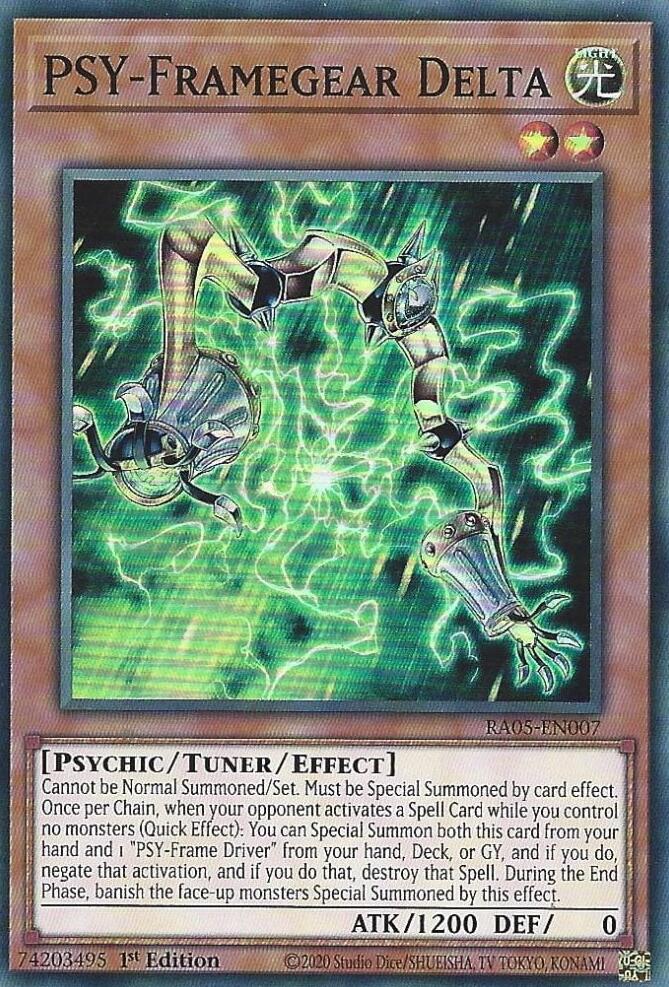 PSY-Framegear Delta [RA05-EN007] Super Rare | Exor Games Dartmouth