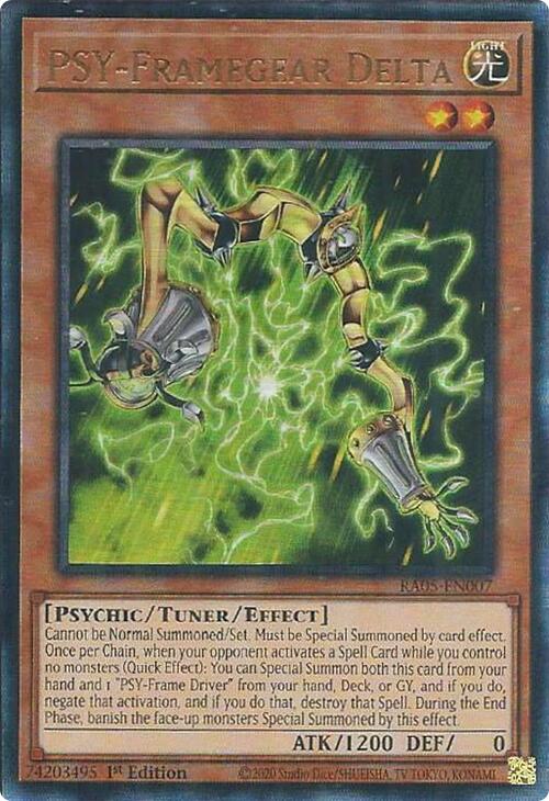 PSY-Framegear Delta (Ultimate Rare) [RA05-EN007] Ultimate Rare | Exor Games Dartmouth