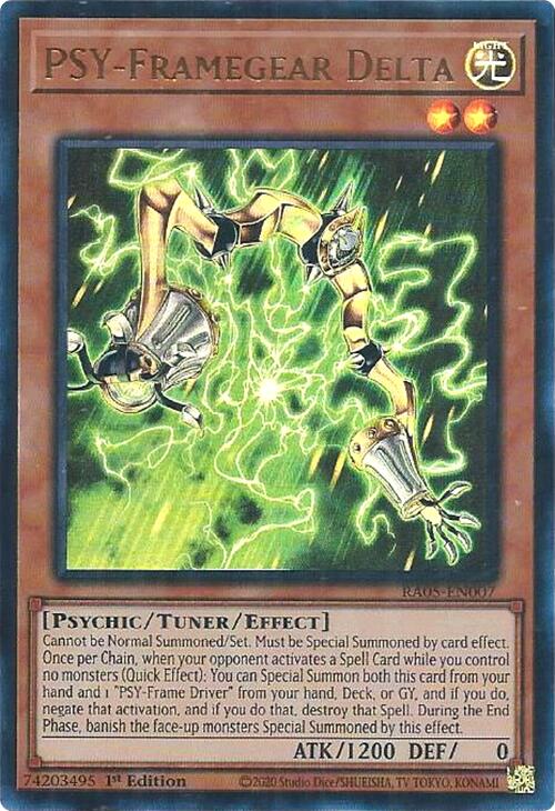PSY-Framegear Delta (Ultra Rare) [RA05-EN007] Ultra Rare | Exor Games Dartmouth