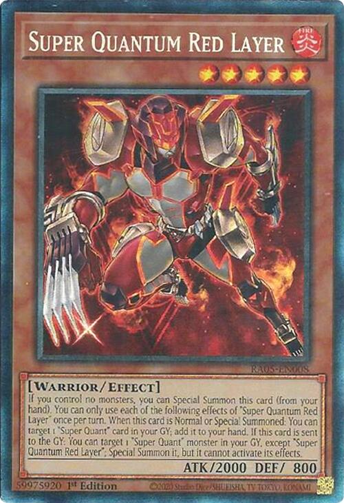 Super Quantum Red Layer (Collector's Rare) [RA05-EN008] Collector's Rare | Exor Games Dartmouth