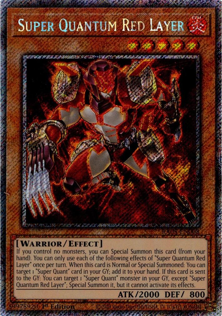 Super Quantum Red Layer (Platinum Secret Rare) [RA05-EN008] Platinum Secret Rare | Exor Games Dartmouth