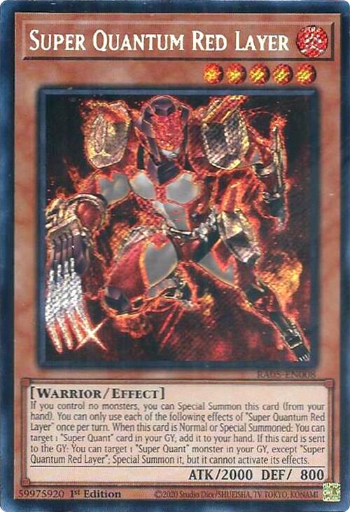 Super Quantum Red Layer (Secret Rare) [RA05-EN008] Secret Rare | Exor Games Dartmouth