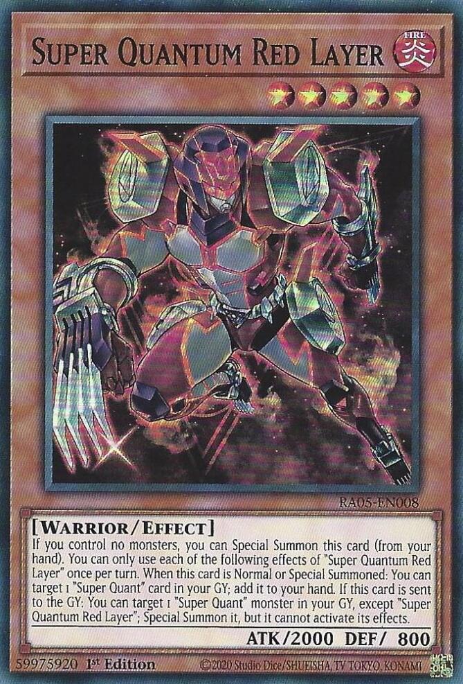 Super Quantum Red Layer [RA05-EN008] Super Rare | Exor Games Dartmouth