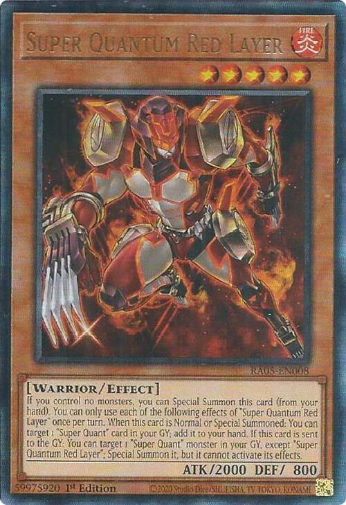 Super Quantum Red Layer (Ultimate Rare) [RA05-EN008] Ultimate Rare | Exor Games Dartmouth