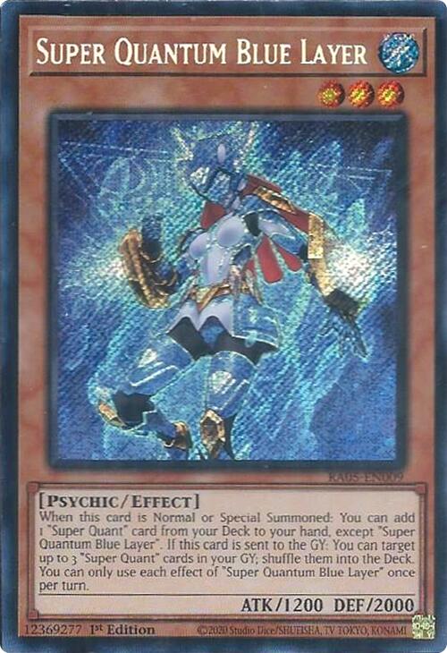 Super Quantum Blue Layer (Secret Rare) [RA05-EN009] Secret Rare | Exor Games Dartmouth