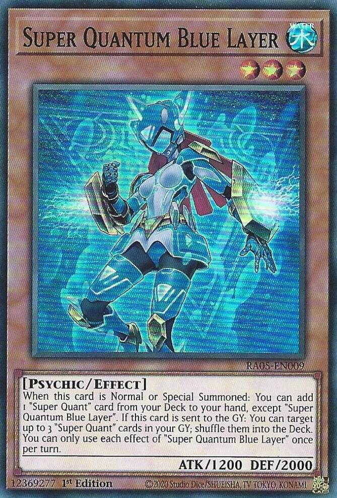 Super Quantum Blue Layer [RA05-EN009] Super Rare | Exor Games Dartmouth