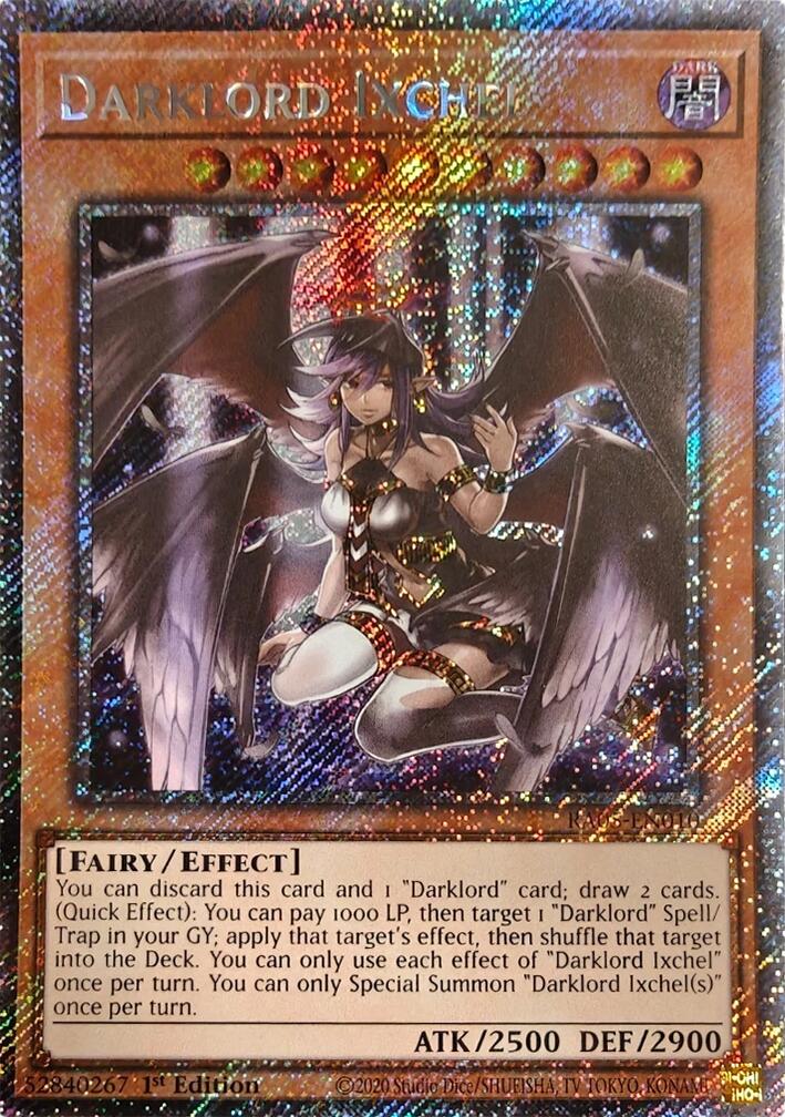 Darklord Ixchel (Platinum Secret Rare) [RA05-EN010] Platinum Secret Rare | Exor Games Dartmouth