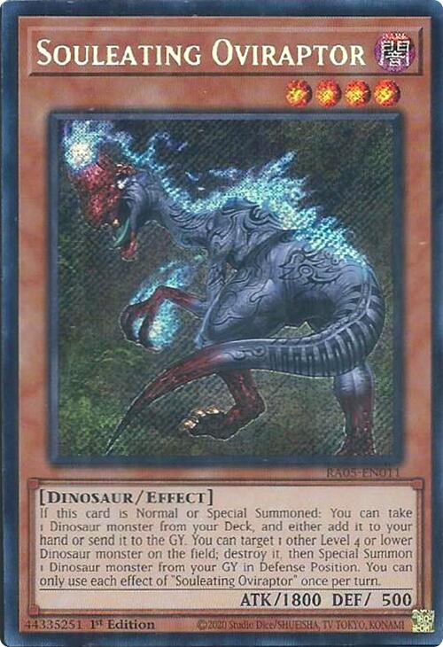 Souleating Oviraptor (Secret Rare) [RA05-EN011] Secret Rare | Exor Games Dartmouth