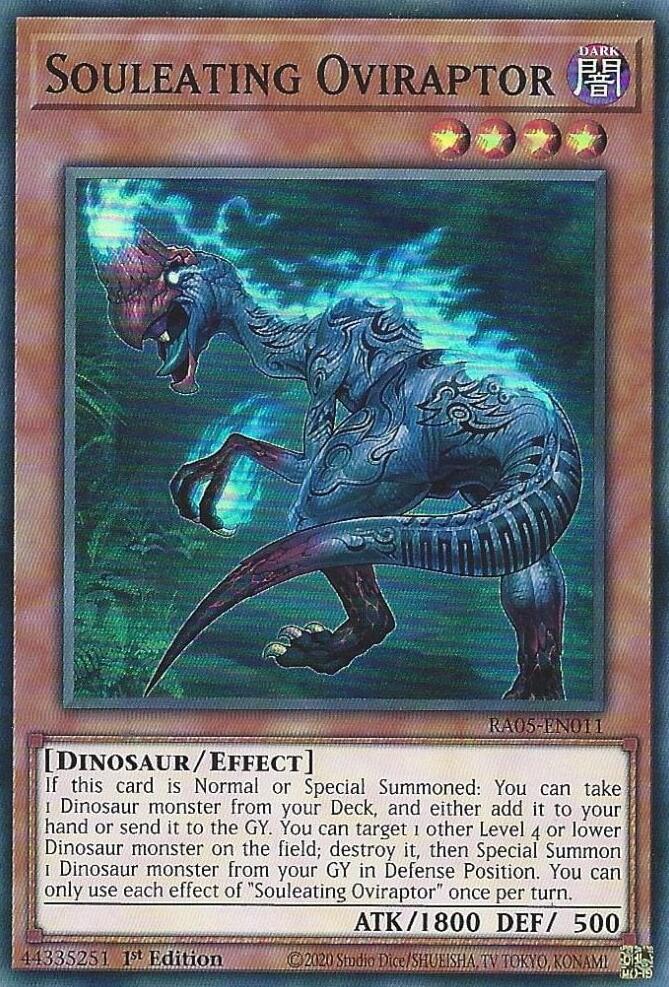 Souleating Oviraptor [RA05-EN011] Super Rare | Exor Games Dartmouth