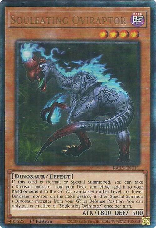 Souleating Oviraptor (Ultimate Rare) [RA05-EN011] Ultimate Rare | Exor Games Dartmouth