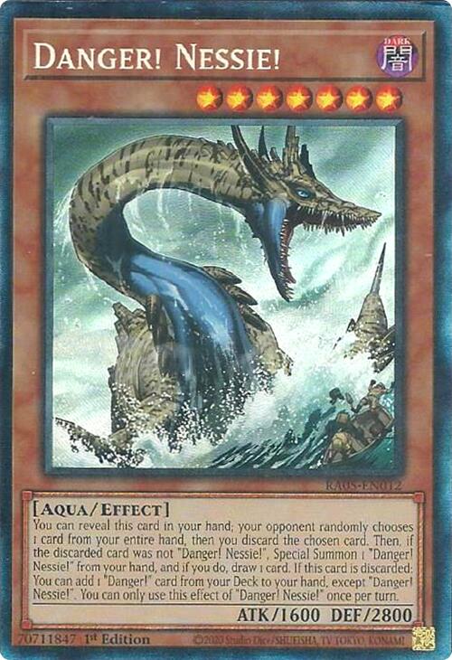 Danger! Nessie! (Collector's Rare) [RA05-EN012] Collector's Rare | Exor Games Dartmouth