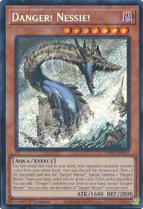 Danger! Nessie! (Secret Rare) [RA05-EN012] Secret Rare | Exor Games Dartmouth