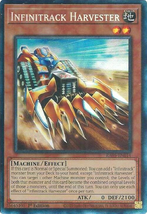 Infinitrack Harvester (Collector's Rare) [RA05-EN014] Collector's Rare | Exor Games Dartmouth