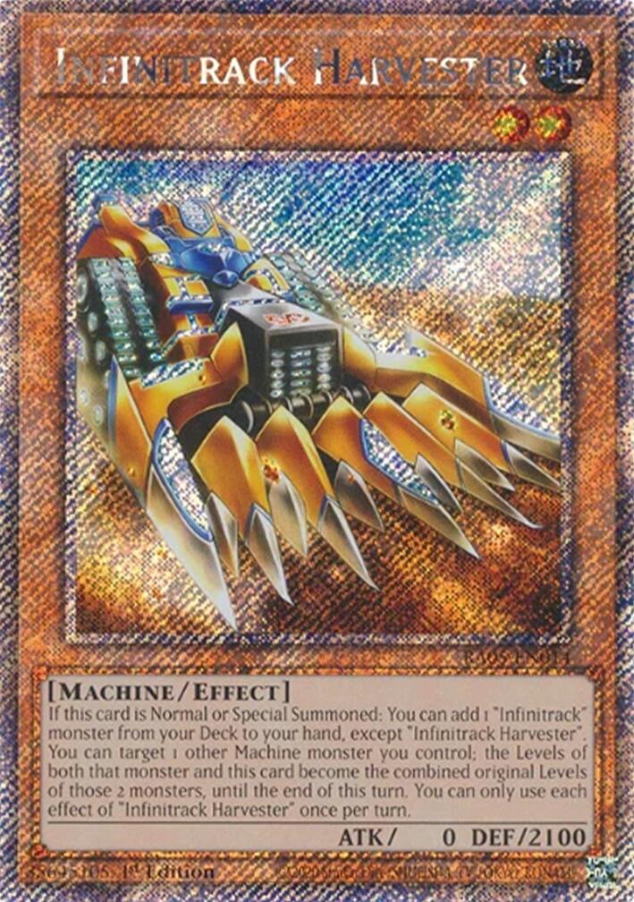 Infinitrack Harvester (Platinum Secret Rare) [RA05-EN014] Platinum Secret Rare | Exor Games Dartmouth