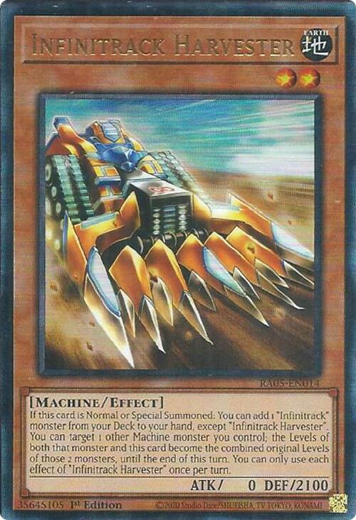 Infinitrack Harvester (Ultimate Rare) [RA05-EN014] Ultimate Rare | Exor Games Dartmouth