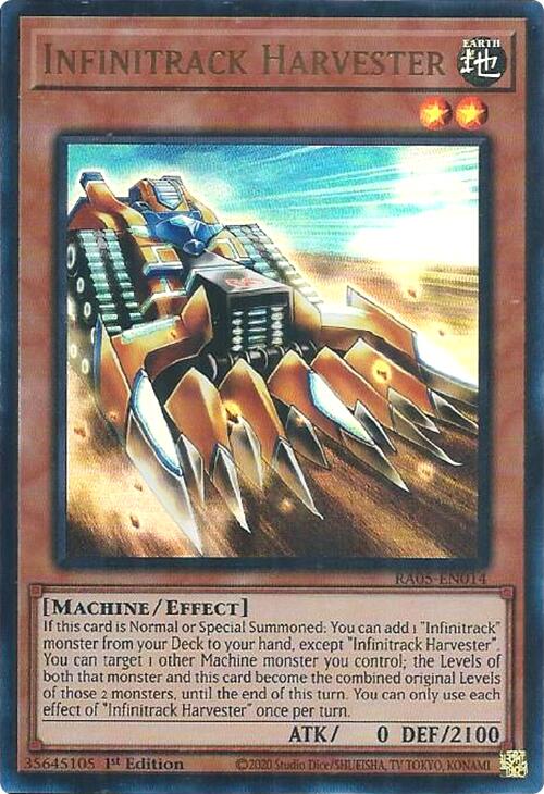 Infinitrack Harvester (Ultra Rare) [RA05-EN014] Ultra Rare | Exor Games Dartmouth