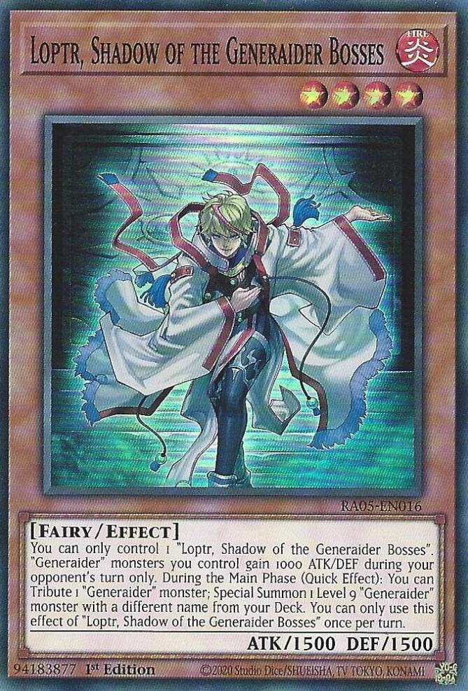 Loptr, Shadow of the Generaider Bosses [RA05-EN016] Super Rare | Exor Games Dartmouth
