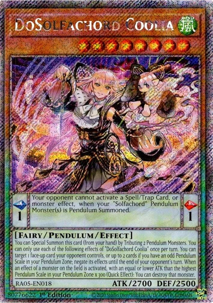 DoSolfachord Coolia (Platinum Secret Rare) [RA05-EN018] Platinum Secret Rare | Exor Games Dartmouth