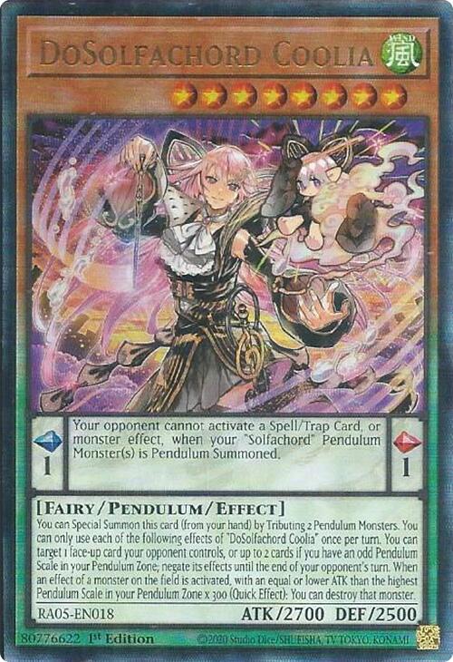 DoSolfachord Coolia (Ultimate Rare) [RA05-EN018] Ultimate Rare | Exor Games Dartmouth